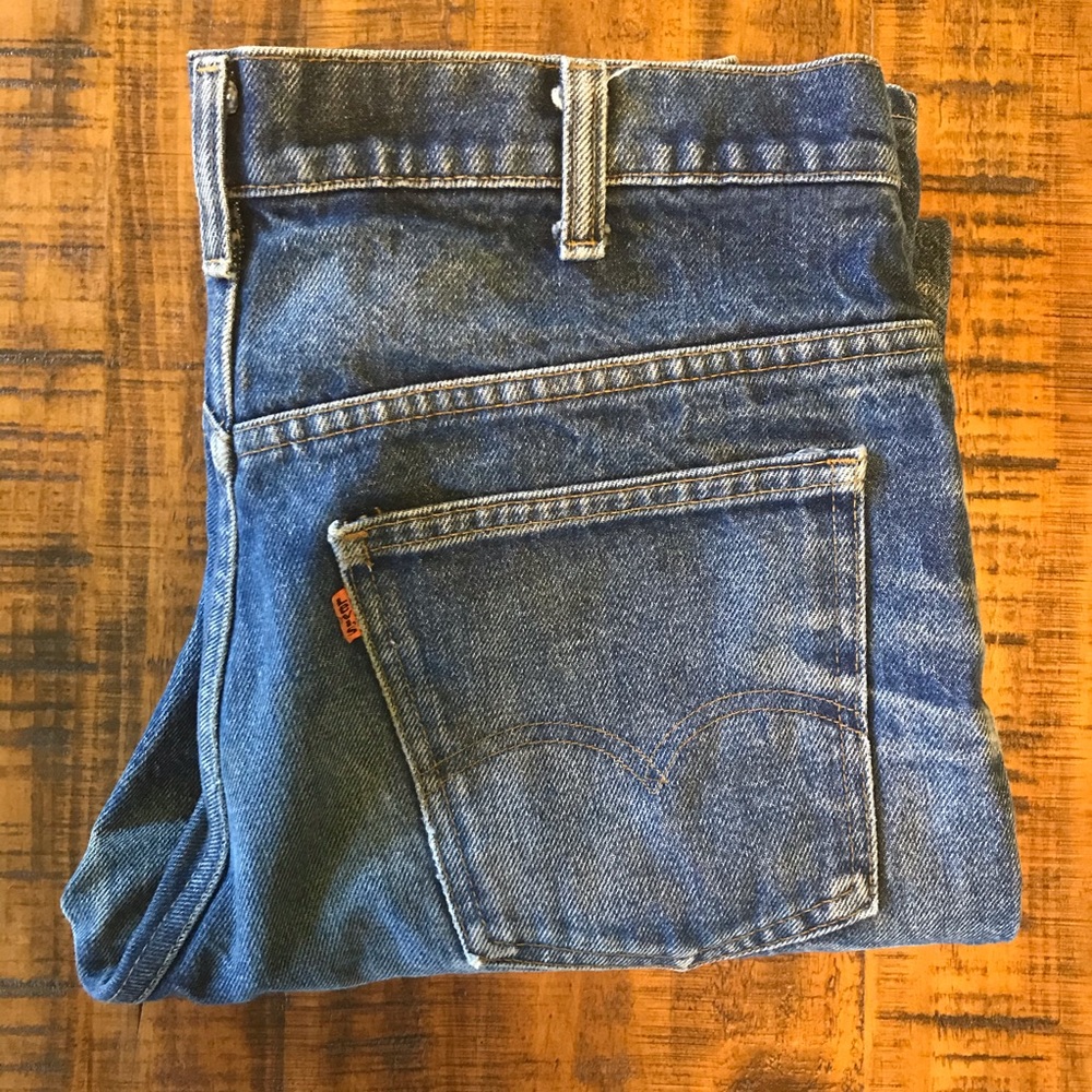 1979 Vintage Levi’s orange tab bootcut jeans